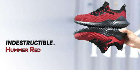 Indestructible Shoes - Hummer Red